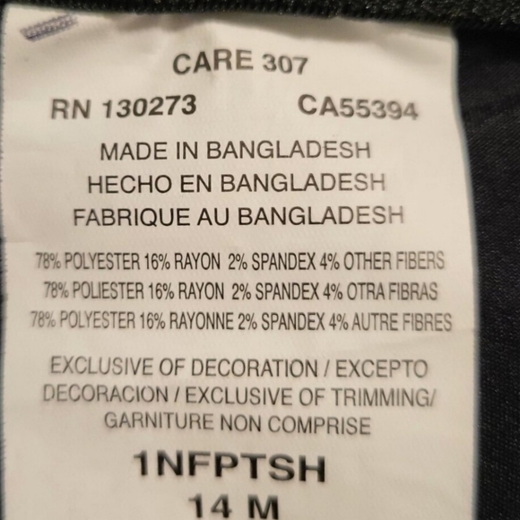 Lee Regular Fit Straight Leg Mid Rise Brown Tweed Creased Dress Pants Size 14 - Picture 3 of 11